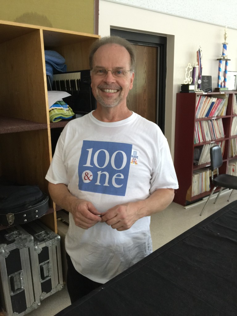 Photo of Joe Getsi in his band room