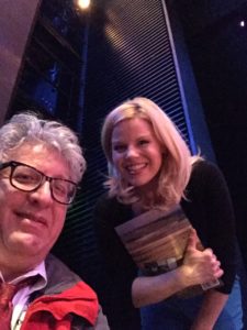 Photo of A Roadkill Opera's librettist Stephan Alexander Parker and Broadway star Megan Hilty