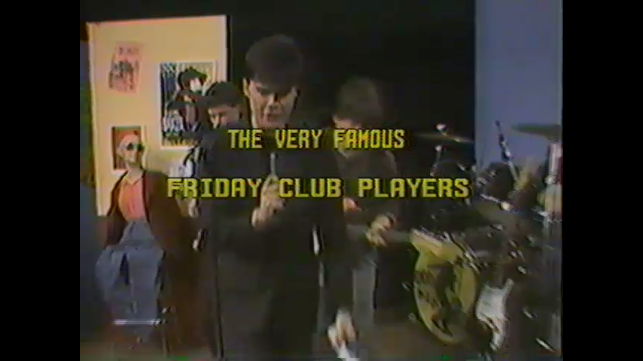 Screenshot of the cast for The Friday Club