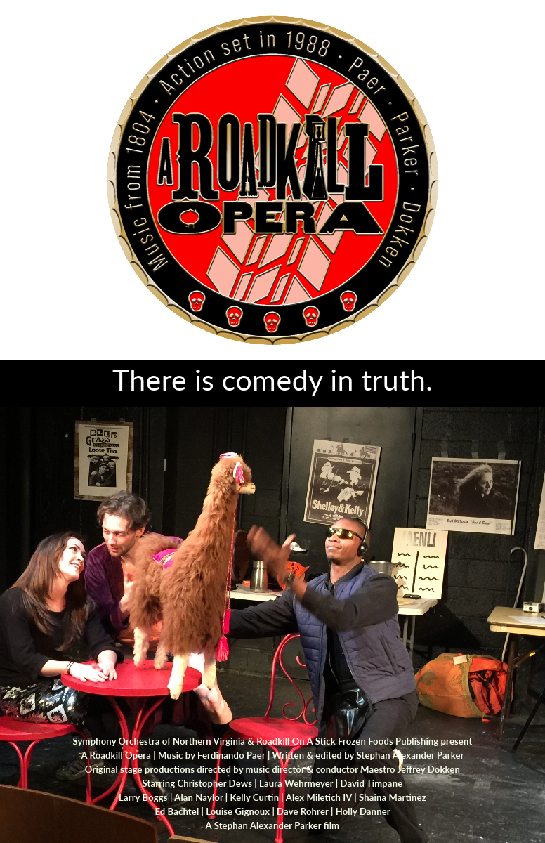  The poster for A Roadkill Opera - There is comedy in truth. The film is slated for public screenings in 2024